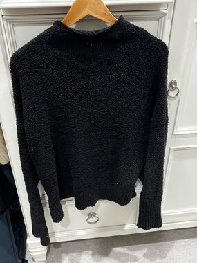 UGG Black Cozy Textured Turtleneck Sweater